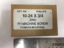 Box Of 100 MS35190-273 Machine Screw