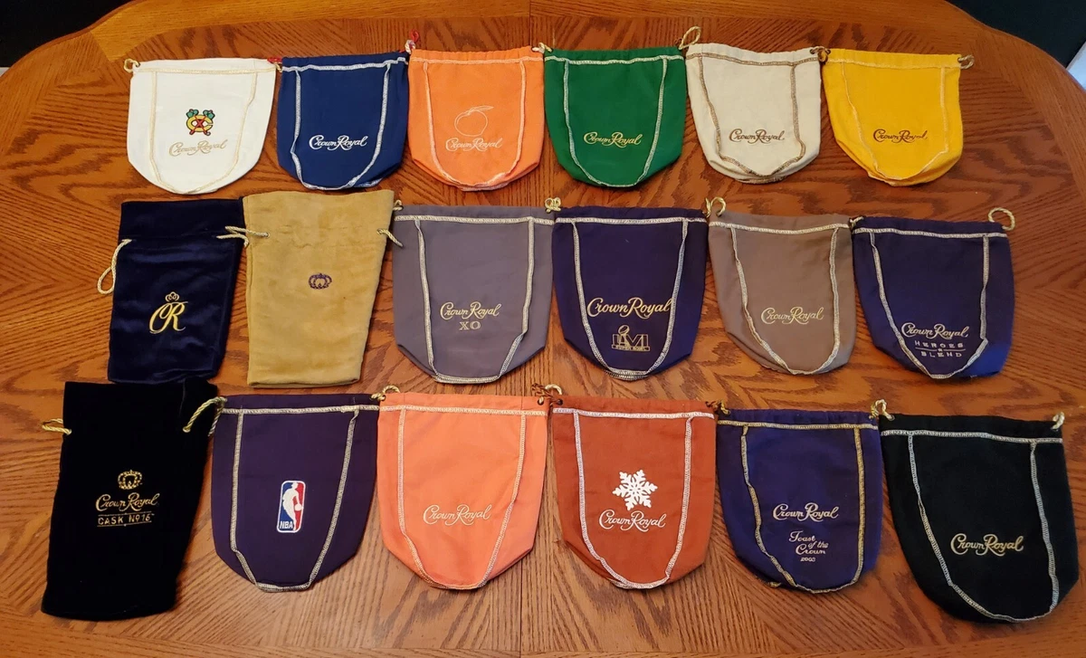 Crown Royal Bags Collection Bundle Rare u0026 Discontinued Specialty Bags! Lot  of 18 | eBay