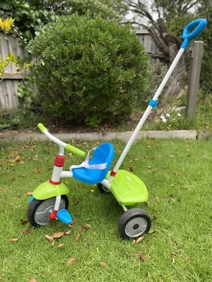 baby trike with parent handle kmart
