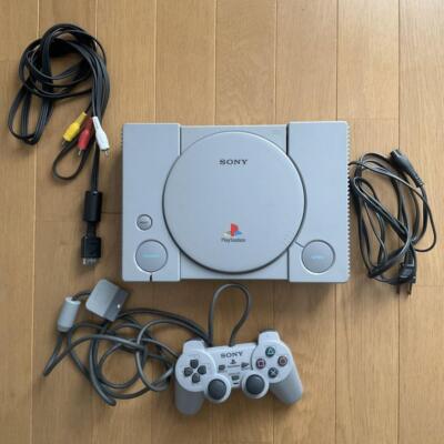 プレイステーションＳＣＰＨ-7000 Sony PlayStation 1 PS1 SCPH-7000 Gray Game Console Set