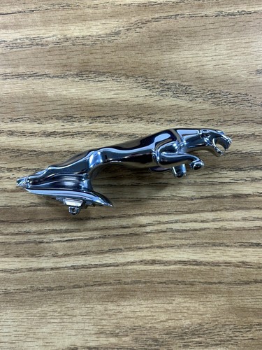 2001-2008 Jaguar S-Type X-Type Leaping Jaguar Cat Front Hood Emblem Ornament - Picture 2 of 6