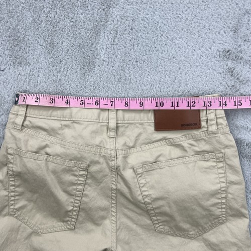 Bonobos Jeans Herren 28x30 Beige Straight Tailored Fit 5 Stretch Light Wash Denim - Bild 6 von 15