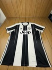adidas 2016/2017 Juventus Home Maglia Stripe Jeep Shirt Jersey Xl