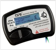 Atlas DCA75 Semiconductor Tester with Curve Tracing Capability on a PC, 