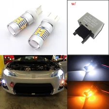 Switchback Front Turn Signal Lights LED Bulbs & Flasher for Scion FRS 2013-2016