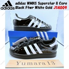 Adidas WMNS Superstar Il Core Negro Ftwr Blanco Dorado JS4009 Mujer Talla