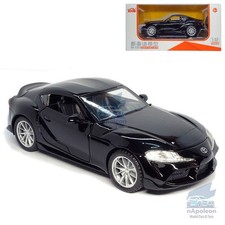 1:32 Toyota GR Supra Modelo Coche Diecast Vehículo de Juguete Colección Niños Regalo Negro