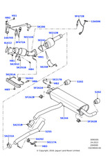 Land Rover Exhaust Pipe Extension Range Rover Evoque 2.2 D 2.2 D 4x4 Genuine