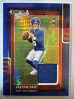 2025 Donruss Optic - Threads - Blue Hyper Prizm - Jaxson Dart - Rookie RC