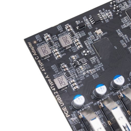 USB Expansion Card 8Ports PCIE USB3.2 Card Efficiently Energy USB3.2 Hubs - Afbeelding 7 van 8