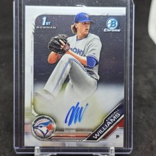 2019 Bowman Draft Kendall Williams Chrome Auto 1st Prospect #CDA-KW Blue Jays