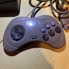 Sega Saturn HST-0004 Console Set Gray with BOX controller JP