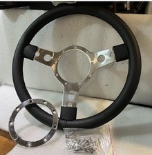 13 Zoll Vinyl Lenkrad, 9x101,6, Oldtimer MG, Triumph, Austin, Healey, Morris