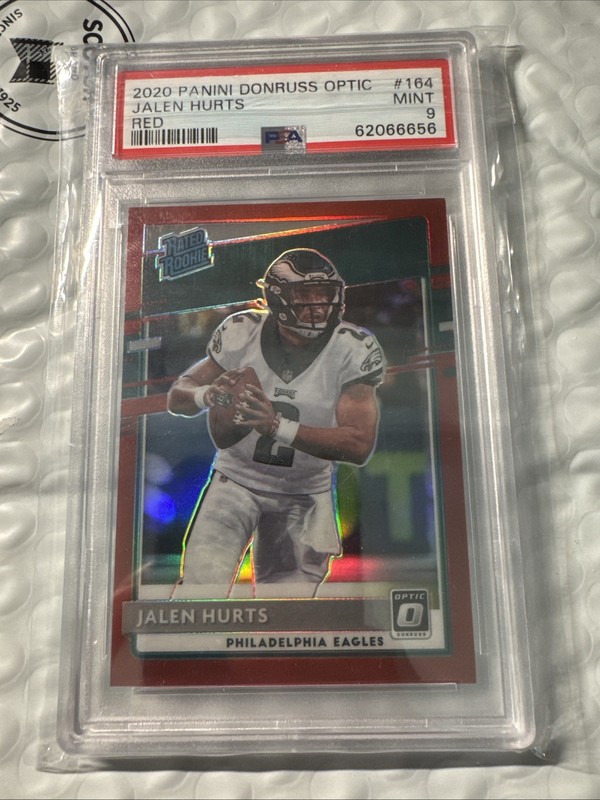 2020 Panini Donruss Optic Red Rated Rookie Jalen Hurts /99 PSA 9 🔥🔥