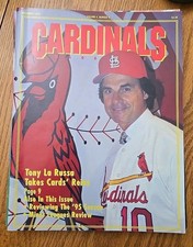 St. Louis Cardinals Magazine Vintage Tony La Russa Takes Cards' Reins Nov. 1995