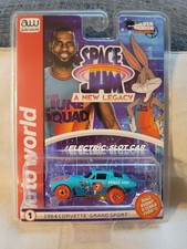 SC386 Auto World 1964 Corvette Space Jam Lebron James HO Scale Electric Slot Car