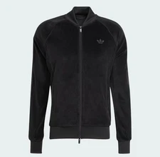 adidas Originals Men's Super Star SST Adicolor Plush Velour Track Top JX1559