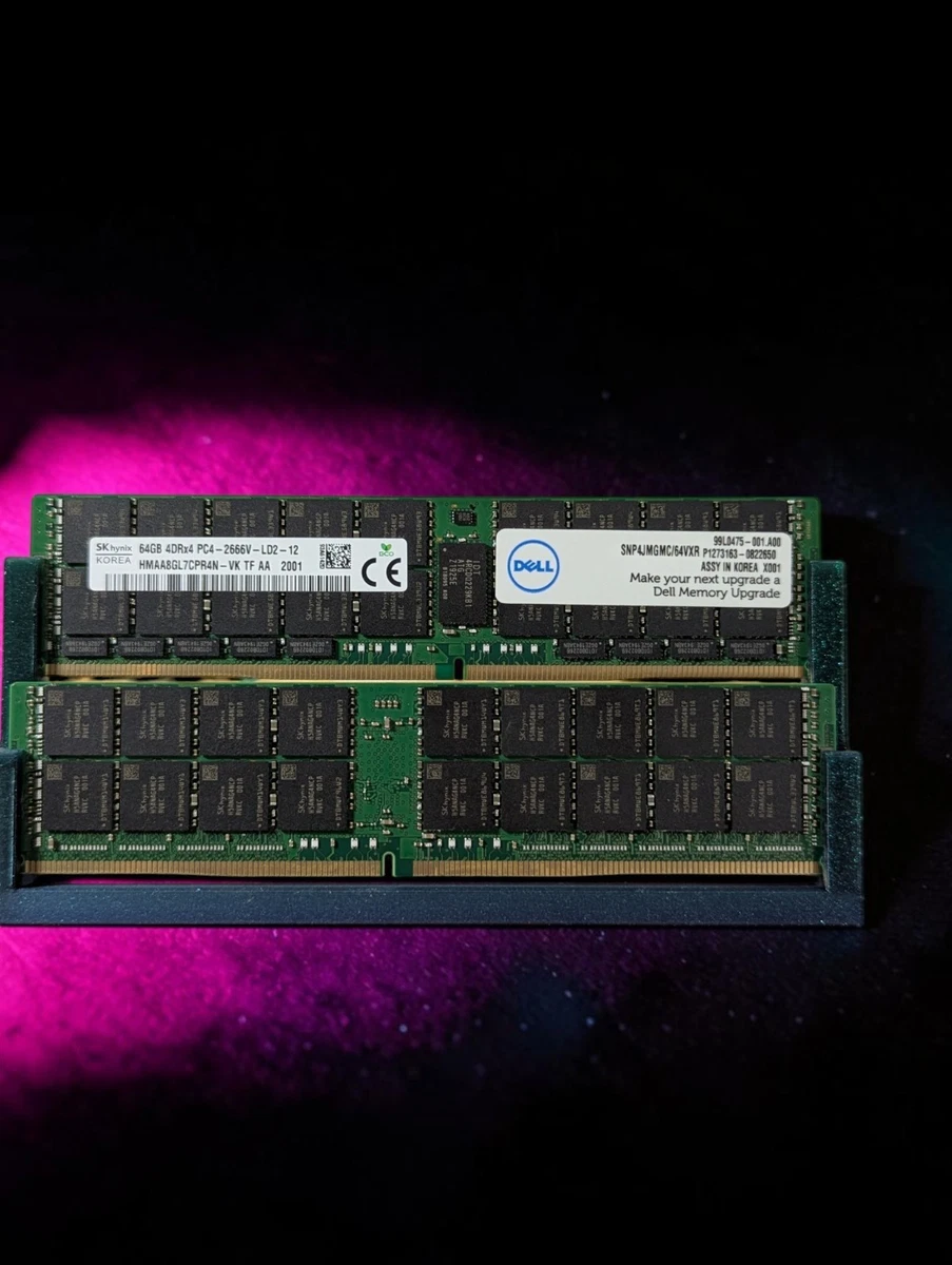 25+ PC4-21300 (DDR4-2666) Bus Speed Computer RAM 64 GB Total