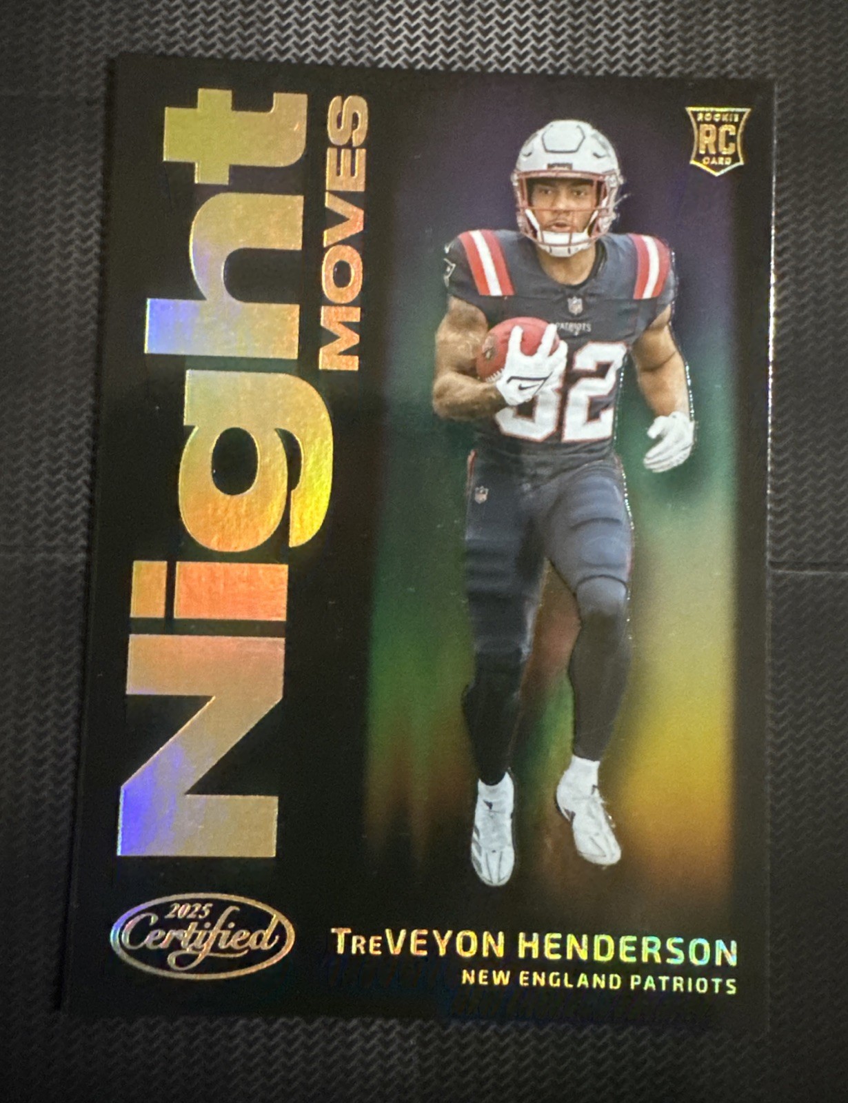 2025 Panini Certified RC Treveyon Henderson Night Moves Case Hit SSP Patriots