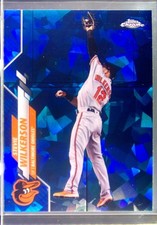 2020 Topps Chrome Update Sapphire Edition Stevie Wilkerson #U-120 Orioles
