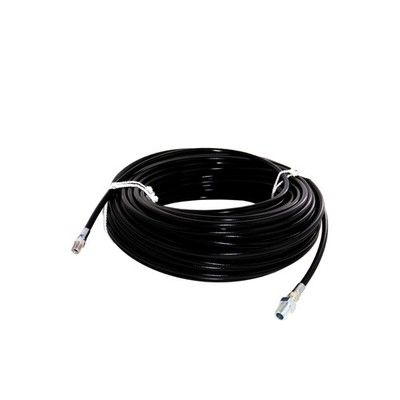 Schieffer 4800 PSI 1/8'' x 150' Thermoplastic Sewer Jetter Hose MPT 1/4 1/8 Solid