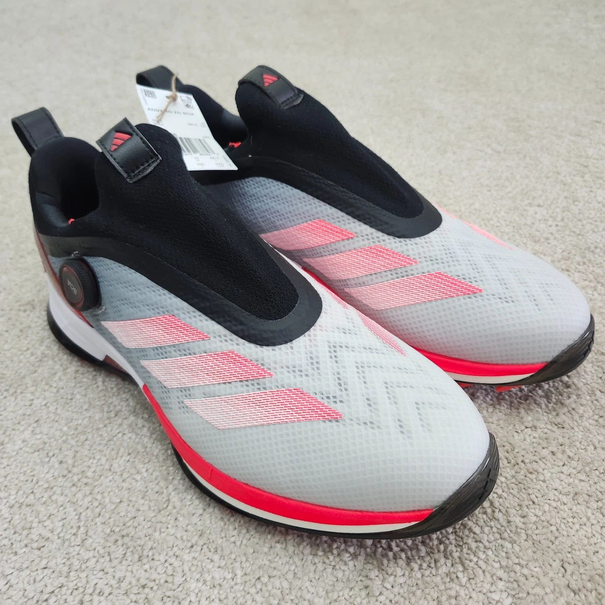adidas Adizero ZG BOA Spikeless Golf White Lucid Red for Sale