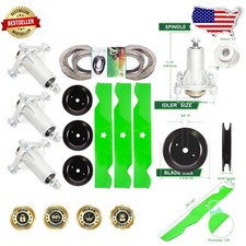 54" Mower Deck Rebuild Kit - 3 Spindles, Blades, Pulleys