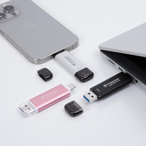 Transcend ESD310C Portable External SSD Drive USB-C & USB-A 2TB - Picture 4 of 7
