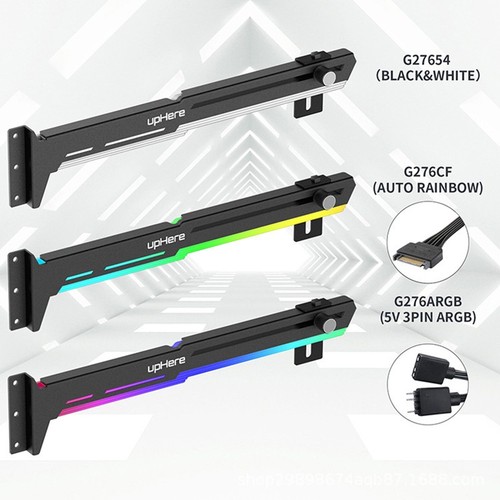 VGA Grafikkarte Support GPU Bracket Frame RGB Luminous Pollution Lamp - Bild 9 von 18