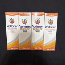 Voltaren 4 Pack Arthritis Pain Reliever  Anti-Inflammation Topical Gel 1.76 oz