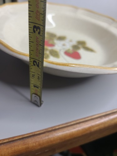 Mikasa Strawberry Festival Lot Of 3 Soup Snack Cereal Bowls 8.5" - Picture 8 of 8