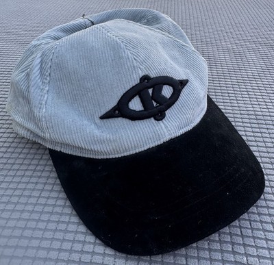 Vintage Killer Loop Cord Cap Mütze grau schwarz verstellbar Skate Surf Y2K