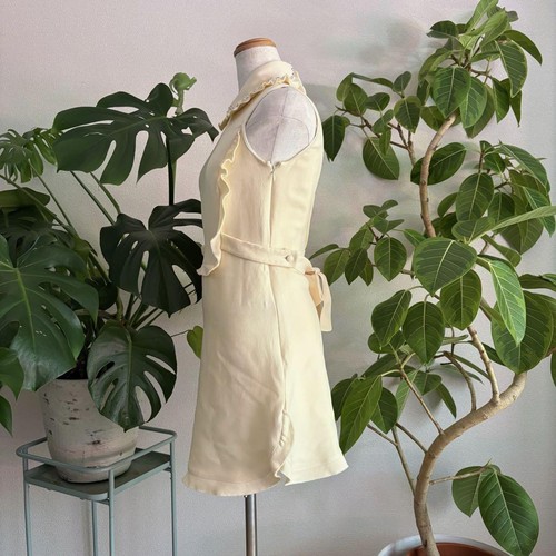 miu miu Pastel Yellow Dress Women Japan Size M/US Size S - Picture 2 of 6