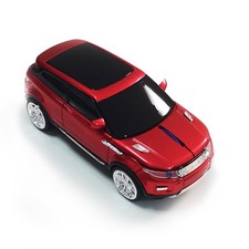 Wireless Car Mouse SUV Shaped 1600 DPI 2.4Ghz Optical Computer Mice LED Red