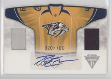 2011 Panini Titanium Home Sweaters Memorabilia 20/100 Ryan Ellis #17 Auto 0uj7