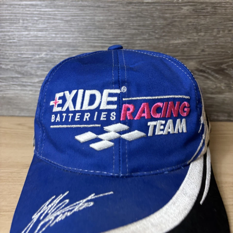 Gorra Exide Batteries Racing Team Snap Back para hombre NASCAR Racing Jeff Burton Foto 2 de 4