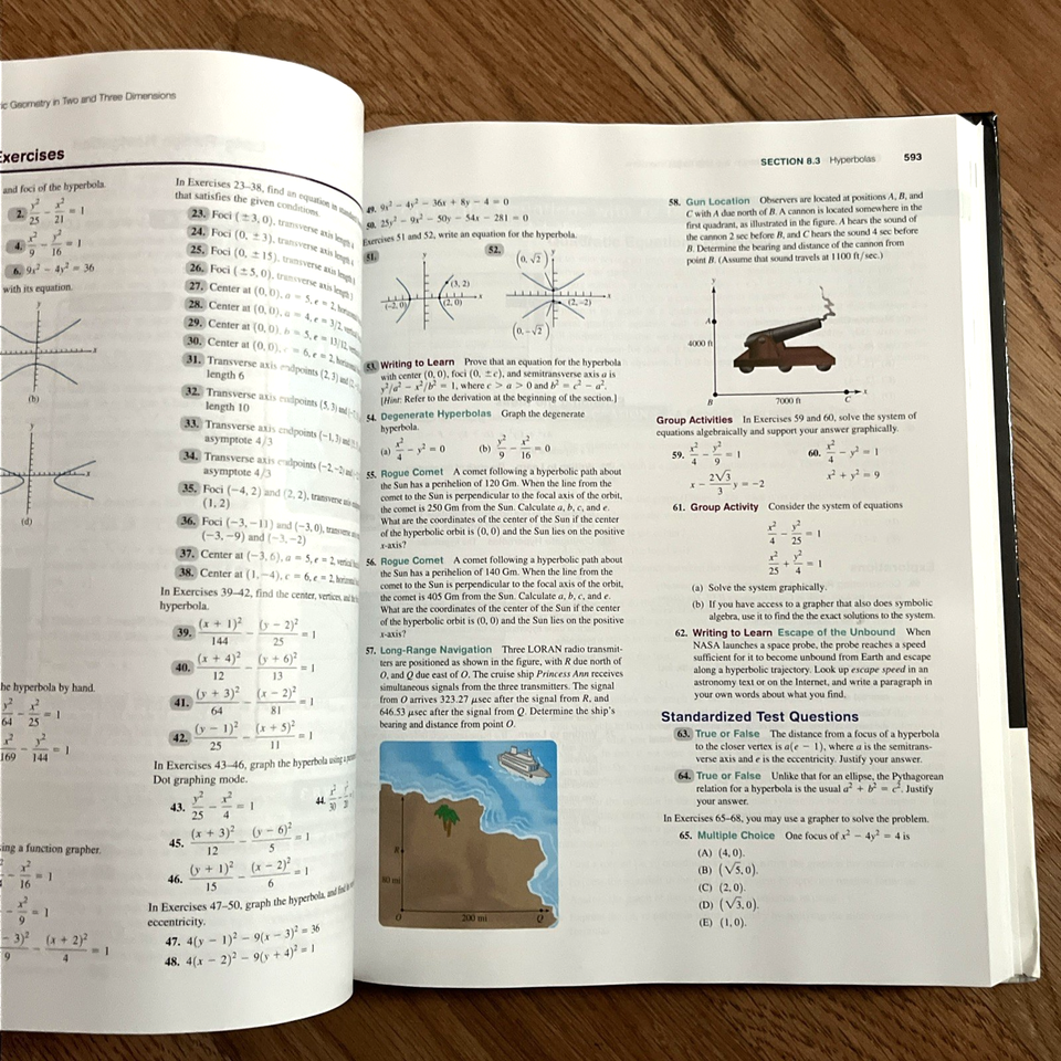 Precalculus 10th Edition Graphical, Numerical, Algebra, Algebraic ...