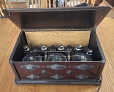 Vintage 1920 s Grebe Synchrophase Tube Radio Receiver Antique amp