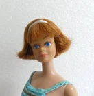 Vtg Barbie 1967 BEND BENDABLE LEG MIDGE DOLL NM w/ original swimsuit shoes BLUSH