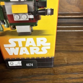 NYCC 2017 - LEGO BRICKHEADZ Signed Boba Fett and Han Solo in Carbonite (41498)