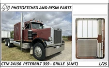 CTM24156  PETERBILT 359   Grille  AMT KIT   PHOTOETCHED   1/25