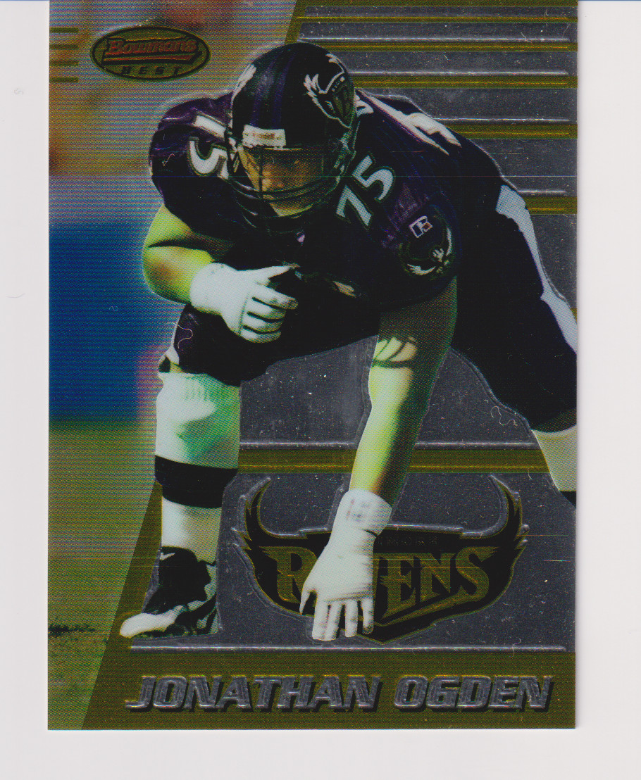 Jonathan Ogden 1996 Bowman's Best Football Rookie Card # 148 HOF $1.00 Shipping