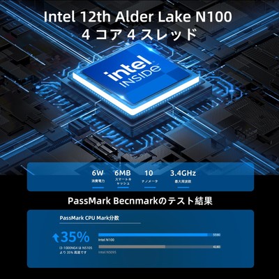 BMAXミニPC N100 16GB DDR4 512GB Win 11 Pro 楽天市場】BMAX ミニPC Intel N100 Windows 11 Pro 16GB DDR4