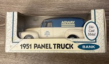 Ertl 1994 1951 Panel "Agway" Truck - Limited Edition Coin Bank, Brand New