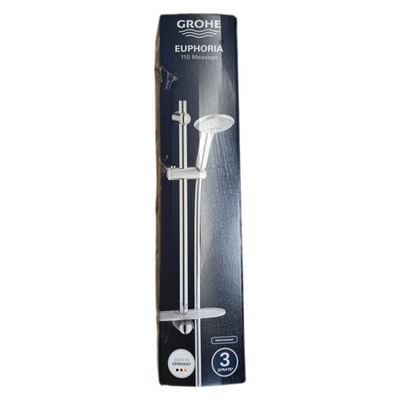 Grohe GRT 2000 THM Brause AP 1/2'' +Brs.garn. 34195001 Silber 600 mm