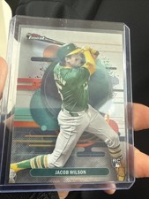 2025 Topps Finest Jacob Wilson UNCOMMON RC #109 Athletics