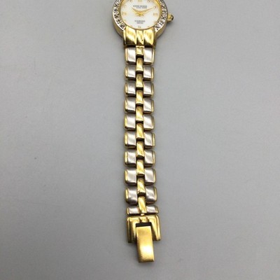 Anne Klein New York Diamond Womens Watch 20mm Gold MOP New  display picture 2