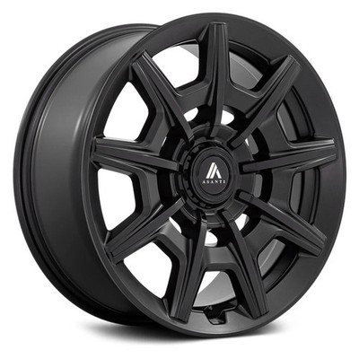Asanti ABL-41 ESQUIRE Wheels 20x9 (15, 5x120.65, 74.1) Black Rims Set of 4