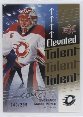 2024 Upper Deck PWHL Elevated Talent Gold 249/299 Emerance Maschmeyer #ET-4 4z8