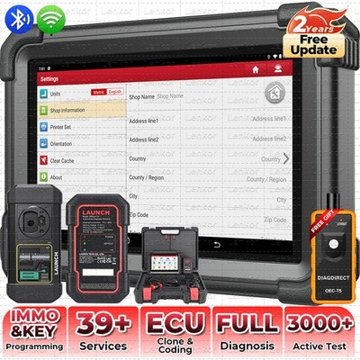 2026 LAUNCH X431 IMMO PLUS PAD VII Key Programming Car Diagnostic Tool ECU Clone